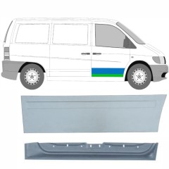 Priekšpuse durvju iekšējais un ārējais panelis priekš Mercedes Vito I W638 1996-2003 / Labā / Komplekts 9789