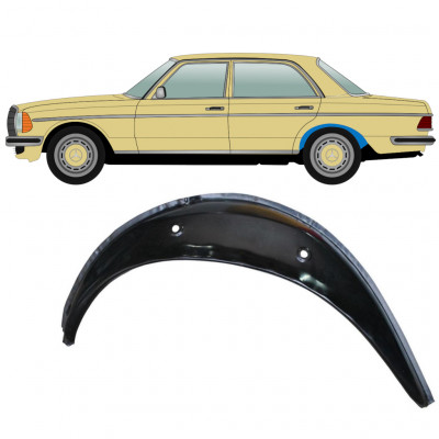 Aizmugurējā riteņa iekšējā arka priekš Mercedes W123 1975-1985 / Kreisā 8037