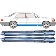 Pilns slieksnis priekš Mercedes E-Class W124 1984-1996 / Kreisais+Labais / Komplekts 10347