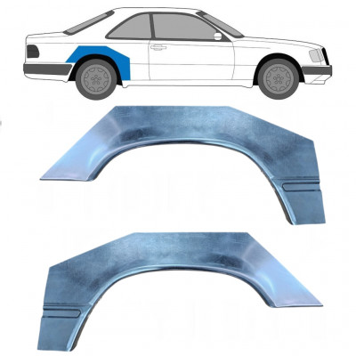 Aizmugurējā arka priekš Mercedes W124 1984-1997 / Kreisais+Labais / COUPE / Komplekts 9233