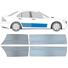 Priekšpuse un aizmugurējo durvju panelis priekš Mercedes C-Class W203 2000-2007 / Kreisais+Labais / Komplekts 10672