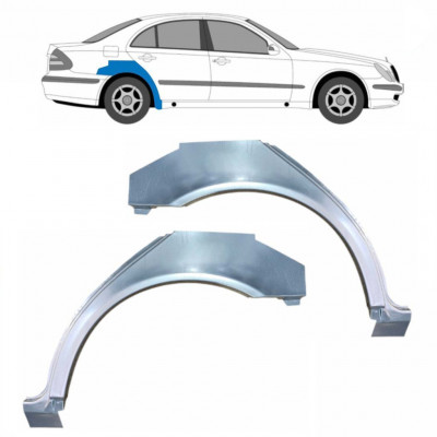 Aizmugurējā arka priekš Mercedes E-class 2002-2009 / Kreisais+Labais / Komplekts 10644