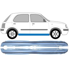 Pilns slieksnis priekš Nissan Micra K11 1992-2003 / Kreisais+Labais / Komplekts 9640