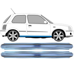 Slieksnis priekš Nissan Micra K11 1992-2003 / Kreisais+Labais / Komplekts 16148