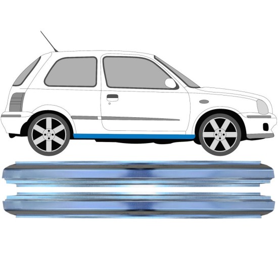 Slieksnis priekš Nissan Micra K11 1992-2003 / Kreisais+Labais / Komplekts 16148