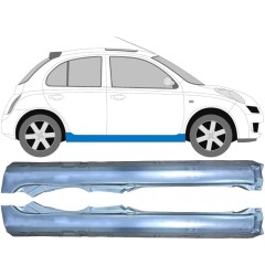 Pilns slieksnis priekš Nissan Micra K12 2002-2010 / Kreisais+Labais / Komplekts 9628