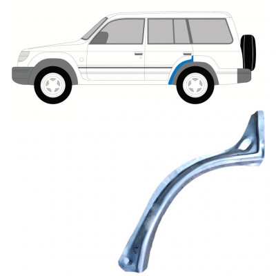 Aizmugurējā arka priekš Mitsubishi Pajero 1991-1999 / Kreisā 8987