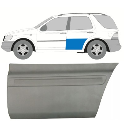 Aizmugurējo durvju panelis priekš Mercedes M-Class ML W163 1998-2005 / Kreisā 16091