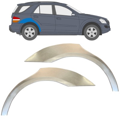 Aizmugurējā arka priekš Mercedes-Benz M-Class ML W164 2005-2011 / Kreisais+Labais / Komplekts 14931