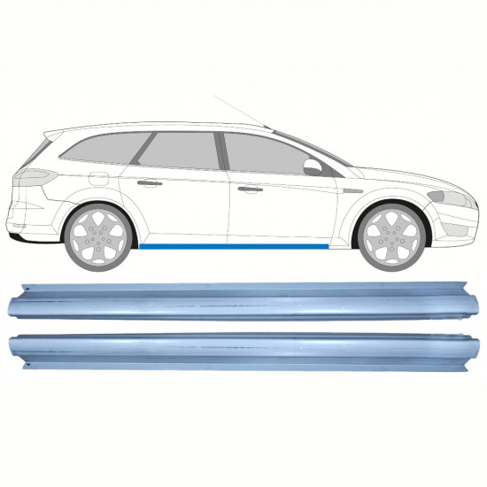 Slieksnis priekš Ford Mondeo 2007-2015 / Kreisais = Labais (simetrisks) / Komplekts 10236