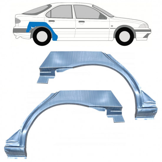 Aizmugurējā arka priekš Ford Mondeo 1993-2000 / Kreisais+Labais / Komplekts 9918