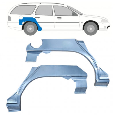 Aizmugurējā arka priekš Ford Mondeo 1993-2000 / Kreisais+Labais / Komplekts 9921