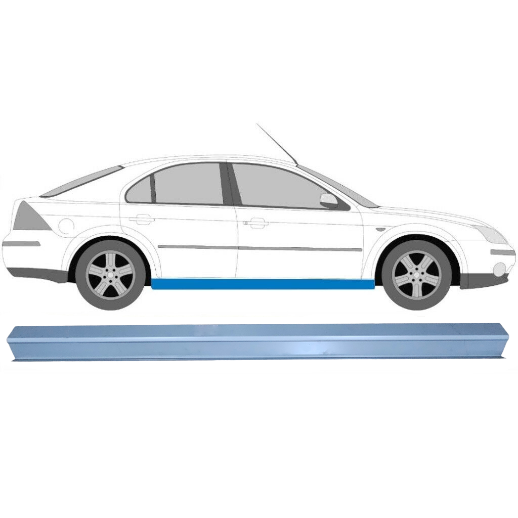 Slieksnis Priekš Ford Mondeo 2000-2007 / Kreisais = Labais (Simetrisks) 6611