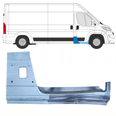Centrālais statnis + Slieksnis priekš Opel Movano 2021-2026 / Labā 16471