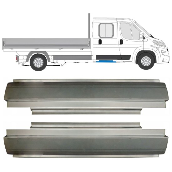 Aizmugurējais slieksnis priekš Opel Movano 2021-2026 / Kreisais+Labais 16424