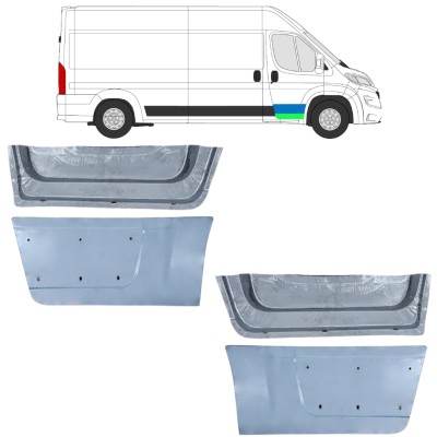 Priekšpuse durvju iekšējais un ārējais panelis priekš Opel Movano 2021-2026 16480