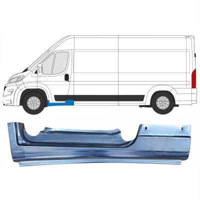 Priekšpuse durvju slieksnis priekš Opel Movano 2021-2026 / Kreisā 16418