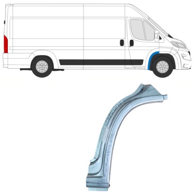 Priekšējā riteņa arka priekš Opel Movano 2021-2026 / Labā 16409