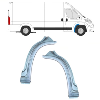 Priekšējā riteņa arka priekš Opel Movano 2021-2026 / Kreisais+Labais 16400