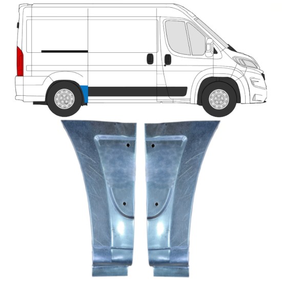 Aizmugurējā arka priekš Opel Movano 2021-2026 / Kreisais+Labais 16499