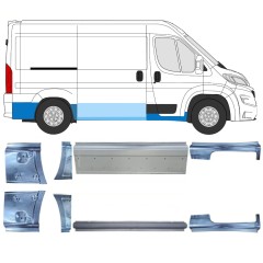 Remontdaļu komplekts priekš Opel Movano 2021-2026 / Kreisais+Labais 16534
