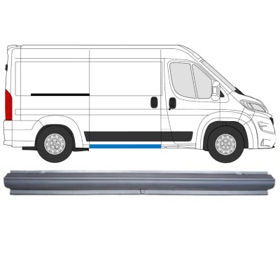 Bīdāmo durvju slieksnis priekš Opel Movano 2021-2026 / Labā 16459