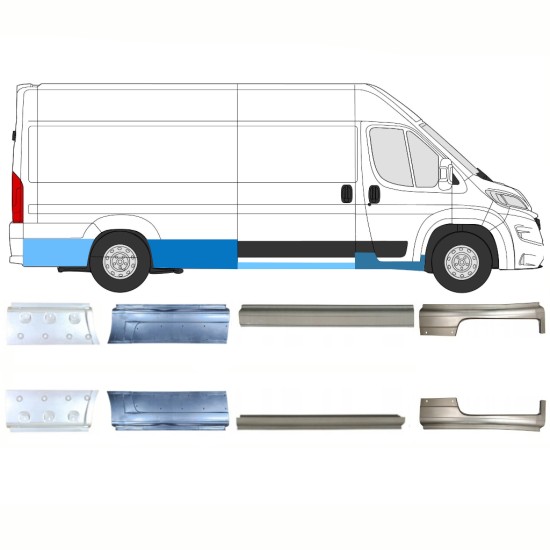 Remontdaļu komplekts priekš Opel Movano 2021-2026 / Kreisais+Labais 16465