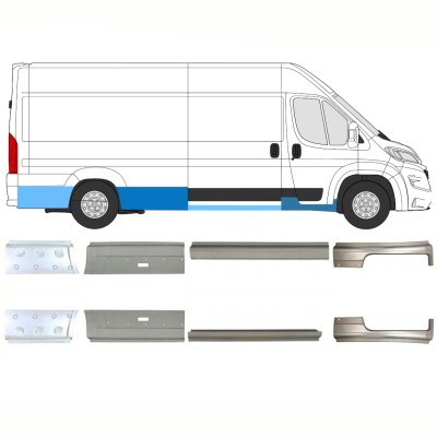 Remontdaļu komplekts priekš Opel Movano 2021-2026 / Kreisais+Labais 16470