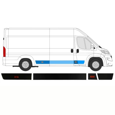 Sānu joslu komplekts priekš Opel Movano 2021-2026 / Labā / 14422