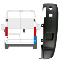 Aizmugurējā bufera stūris 180 grādi priekš Opel Movano 2021-2026 / Labā 15799
