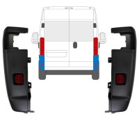 Aizmugurējā bufera stūris 270 grādi priekš Opel Movano 2021-2026 / Kreisais+Labais / Komplekts 15797