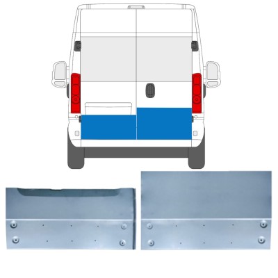 Aizmugurējo durvju panelis priekš Opel Movano 2021-2026 / Kreisais+Labais 16516