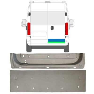 Aizmugurējo durvju panelis priekš Opel Movano 2021-2026 / Labā / Komplekts 16517