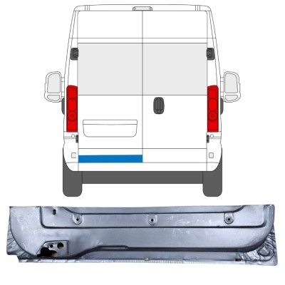 Aizmugurējo durvju panelis priekš Opel Movano 2021-2026 / Kreisā 16505