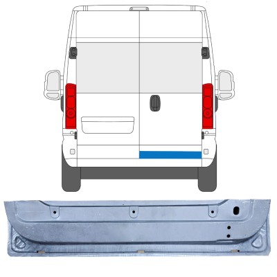 Aizmugurējo durvju panelis priekš Opel Movano 2021-2026 / Labā 16504