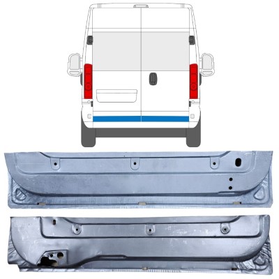 Aizmugurējo durvju panelis priekš Opel Movano 2021-2026 / Kreisais+Labais 16506