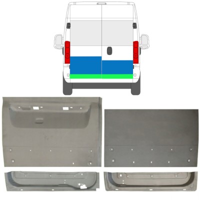 Aizmugurējo durvju panelis priekš Opel Movano 2021-2026 16509