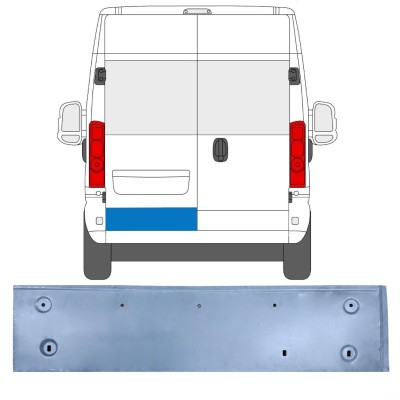 Aizmugurējo durvju panelis priekš Opel Movano 2021-2026 / Kreisā 16513