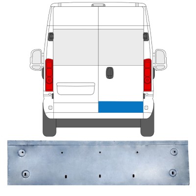 Aizmugurējo durvju panelis priekš Opel Movano 2021-2026 / Labā 16512