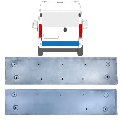 Aizmugurējo durvju panelis priekš Opel Movano 2021-2026 / Kreisais+Labais 16514