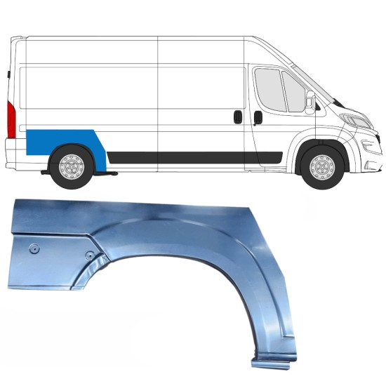 Aizmugurējā arka priekš Opel Movano 2021-2026 / Labā 16438