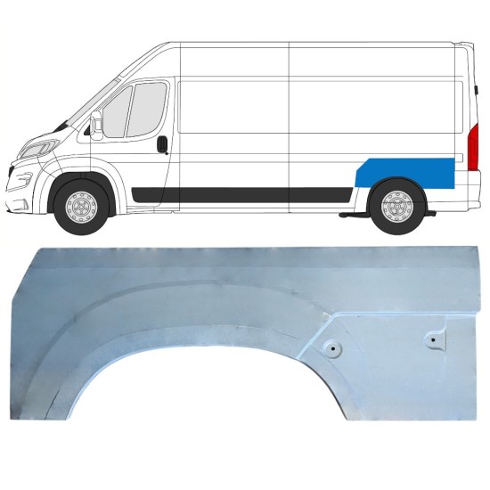 Aizmugurējā arka priekš Opel Movano 2021-2026 / Kreisā 16962