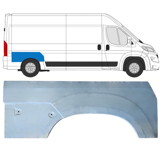 Aizmugurējā arka priekš Opel Movano 2021-2026 / Labā 16961