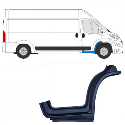 Priekšpuse durvju slieksnis priekš Opel Movano 2021-2026 / Labā 16412