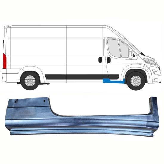 Priekšpuse durvju slieksnis 