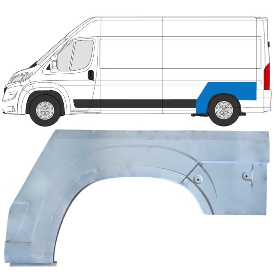 Aizmugurējā arka priekš Opel Movano 2021-2026 / Kreisā 16952
