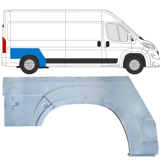 Aizmugurējā arka priekš Opel Movano 2021-2026 / Labā 16951