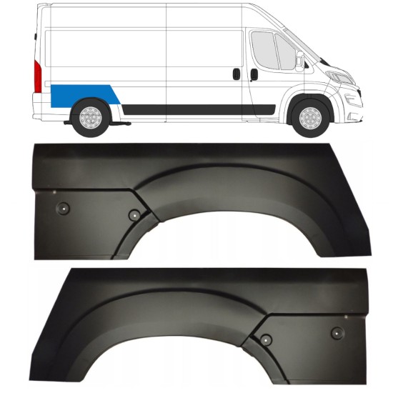 Aizmugurējā arka priekš Opel Movano 2021-2026 / Kreisais+Labais 16443