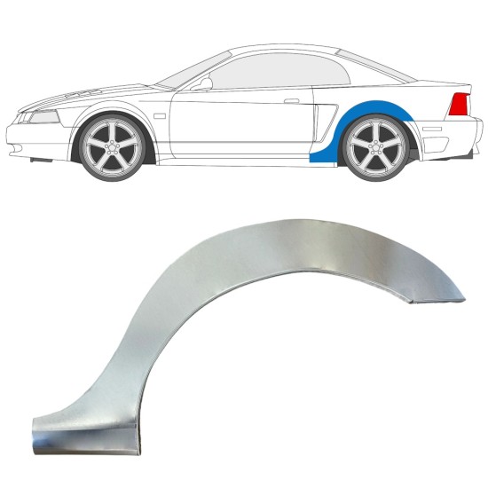 Aizmugurējā arka priekš Ford Mustang 1999-2004 Grand / Kreisā 16840