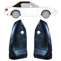 Aizmugurējā riteņa iekšējā arka priekš Mazda MX-5 1989-1998 / Kreisais+Labais / Komplekts 11889